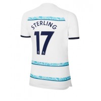 Chelsea Raheem Sterling #17 Fotballklær Bortedrakt Dame 2022-23 Kortermet